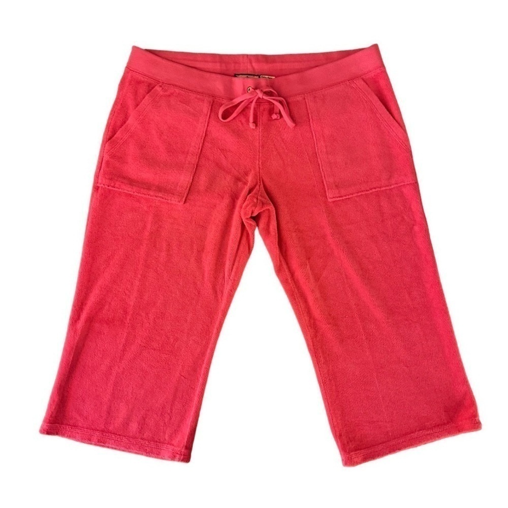 Juicy Couture Martinique Crop Snap Pocket Pant NWT Hot Pink Large - Picture 13 of 15